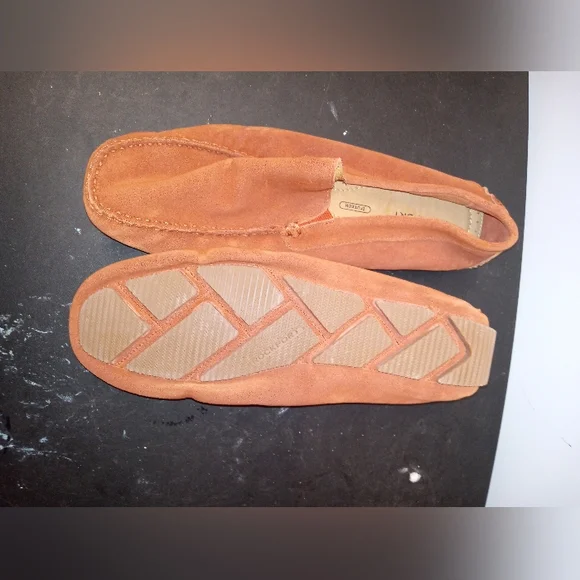 Rockport | Shoes | Rockport Orange Suede Driving Loafers 